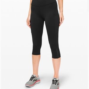 Lululemon fast and free crop 11 19” Nulux Leggings